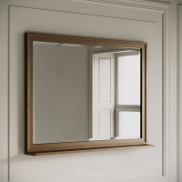 Hardwick Mirror & Integrated Shelf 1000mm Smoked Oak